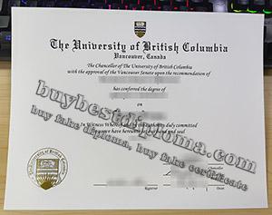 University of British Columbia diploma