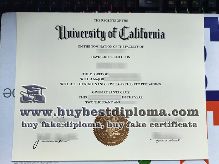 UC Santa Cruz diploma, UCSC degree,