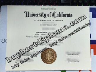 UC Santa Cruz diploma, UCSC degree,