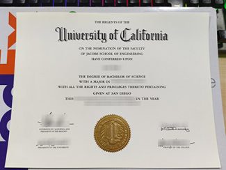 University of California San Diego diploma, fake UCSD diploma,