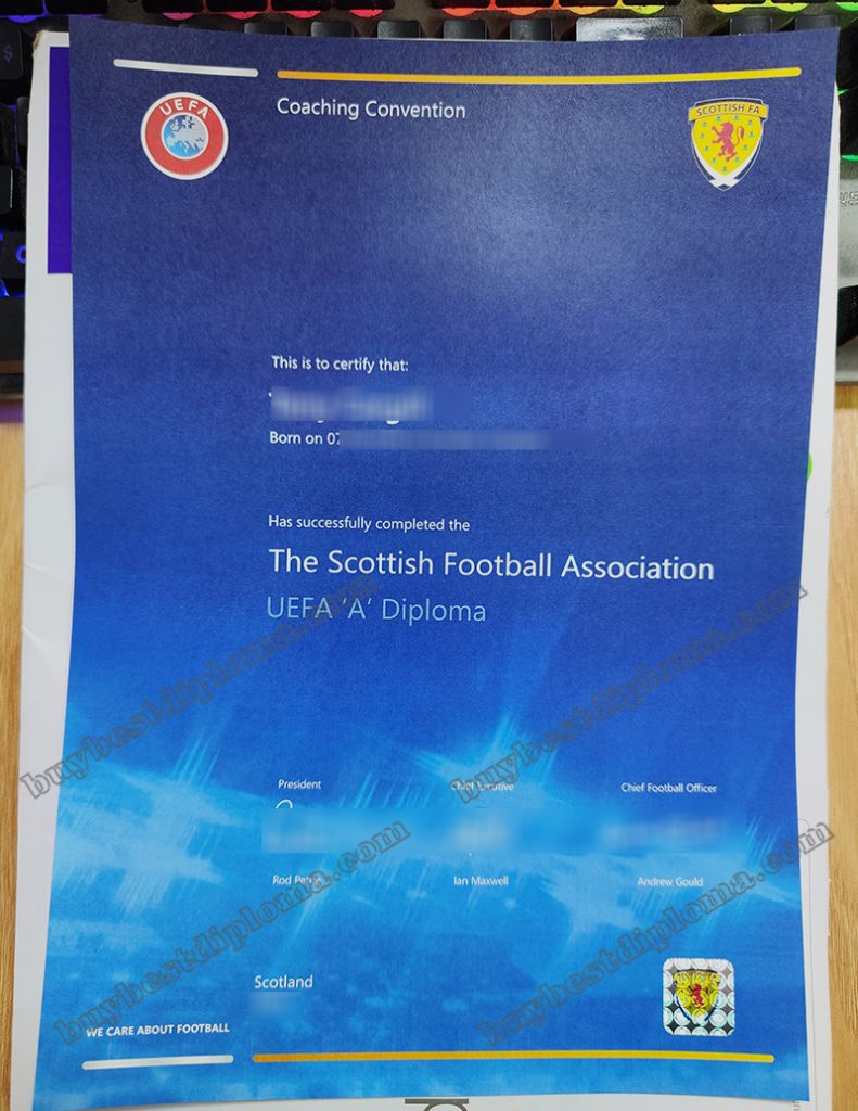 UEFA A Diploma