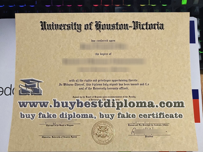 University of Houston Victoria diploma, UHV certificate,