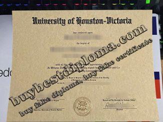 University of Houston Victoria diploma, UHV certificate,