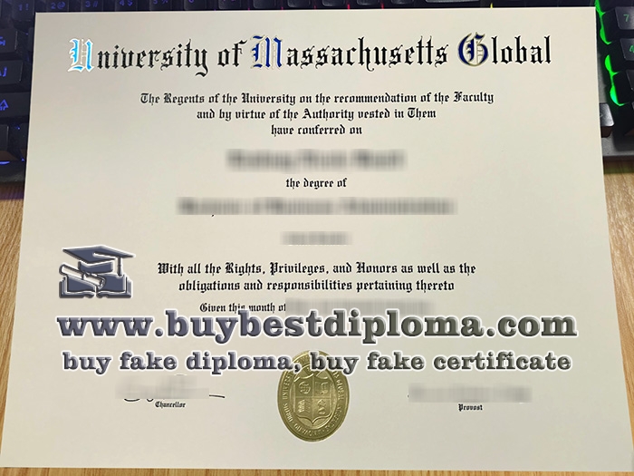 University of Massachusetts Global diploma, fake UMass Global diploma,