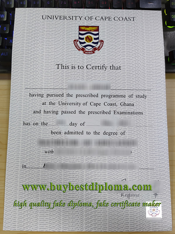 University of Cape Coast diploma, University of Cape Coast degree, fake UCC certificate,