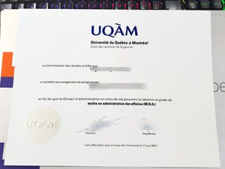 Université du Québec à Montréal diploma, UQAM MBA diploma, UQAM master degree,