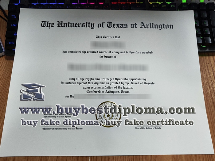 University of Texas at Arlington degree, UT Arlington diploma,