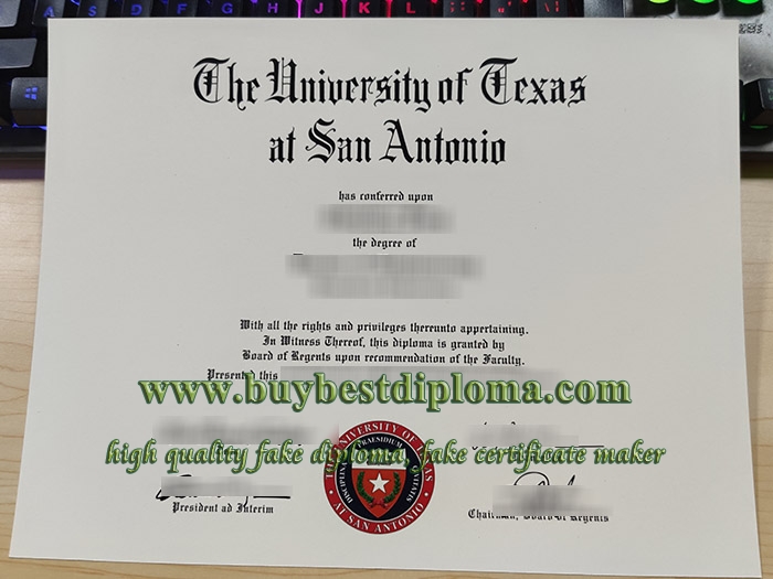 University of Texas at San Antonio diploma, UT San Antonio diploma,