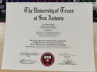 fake University of Texas at San Antonio diploma,