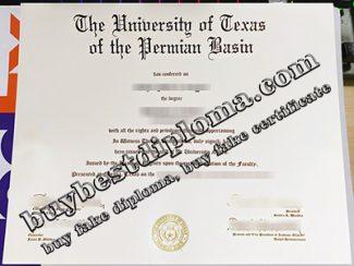 University of Texas of the Permian Basin degree, fake UT Permian Basin diploma,