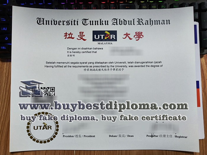 Universiti Tunku Abdul Rahman degree 2023, fake UTAR certificate 2023,