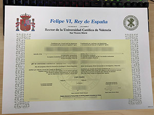 Universidad Católica de Valencia licenciado, Universidad Católica de Valencia diploma, Valencia Catholic University degree,
