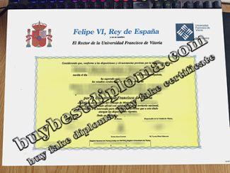 Universidad Francisco de Vitoria título, Universidad Francisco de Vitoria diploma,