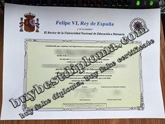 Universidad Nacional de Educación a Distancia degree, fake UNED diploma,