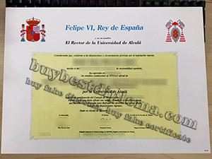 Universidad de Alcalá licenciado, Universidad de Alcalá diploma, fake University of Alcalá certificate, fake UAH degree,