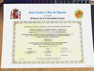 Universidad de Jaén título, Universidad de Jaén diploma,