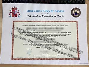 Universidad de Murcia diploma, Universidad de Murcia degree, fake University of Murcia certificate,