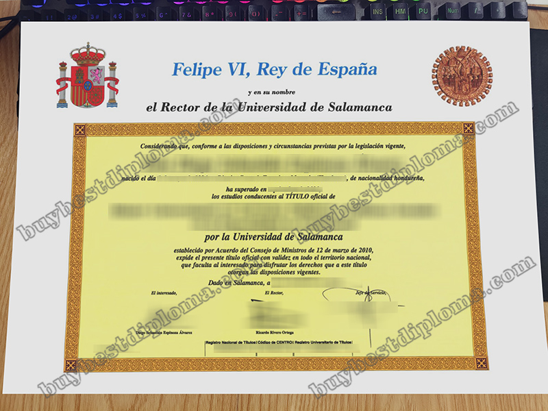 Universidad de Salamanca título, University of Salamanca diploma,