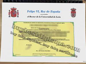 Universidad de León diploma