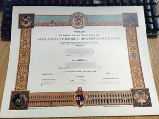 Università di Bologna laurea, University of Bologna certificate,