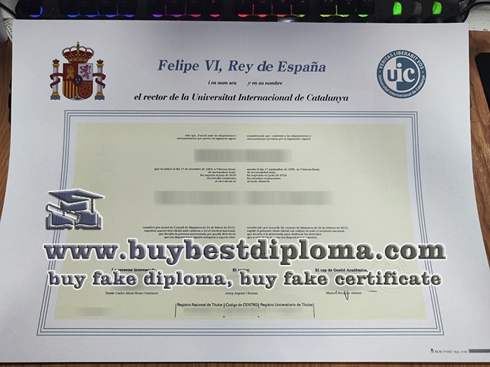 Universitat Internacional de Catalunya diploma, UIC Barcelona degree,