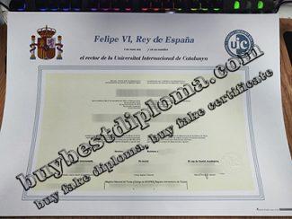 Universitat Internacional de Catalunya diploma, UIC Barcelona degree,