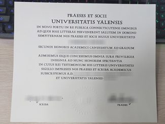 Yale University fake diploma, Yale University certificate,