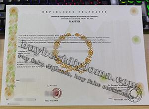 Université Savoie Mont Blanc diplome, University of Savoy Mont Blanc diploma, University of Savoy Mont Blanc certificate,