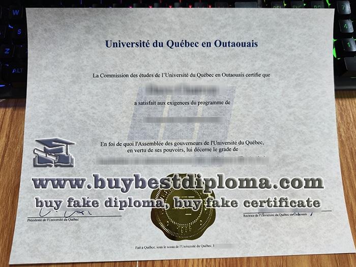 Université du Québec en Outaouais degree, University of Québec in Outaouais diploma,