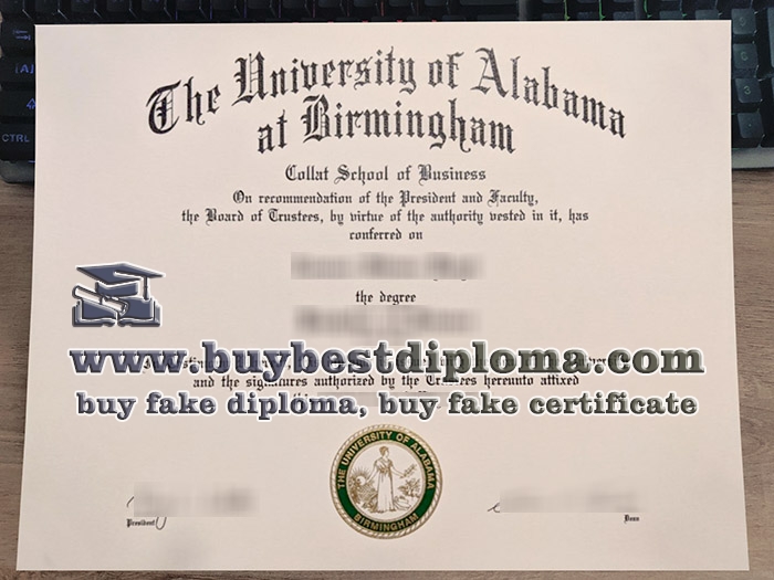 University of Alabama at Birmingham diploma, fake UAB degree,