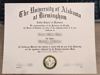 University of Alabama at Birmingham diploma, fake UAB degree,