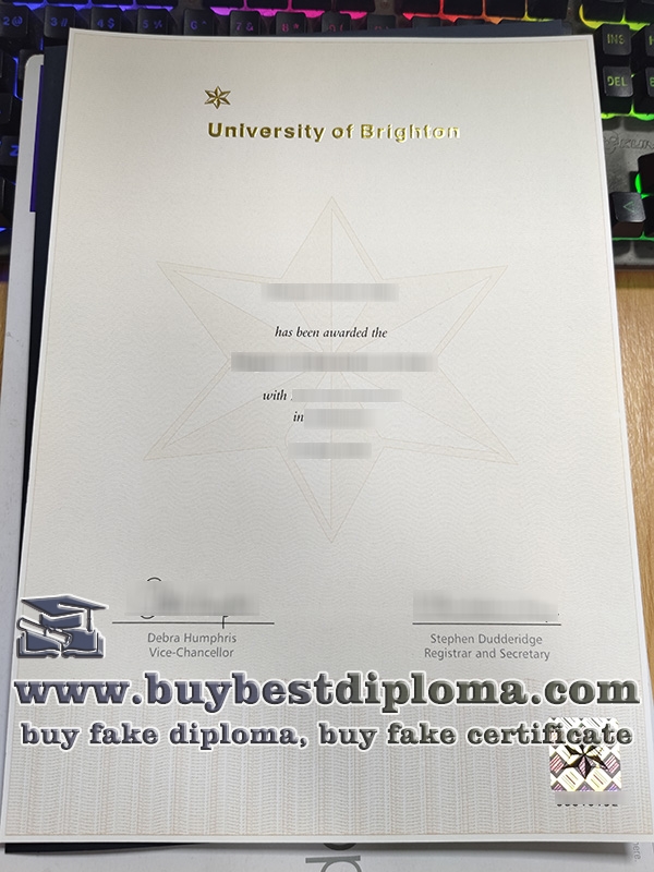 University of Brighton degree, fake University of Brighton diploma,