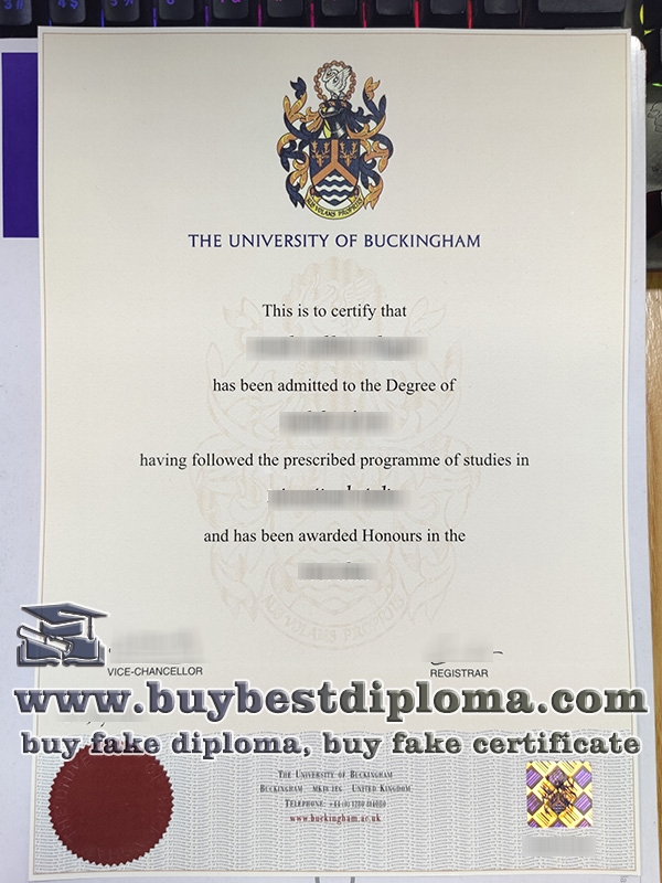 University Of Buckingham Diploma, University Of Buckingham Degree,