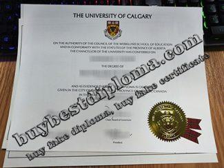 University of Calgary fake diploma, University of Calgary certificate,