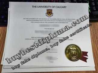 University of Calgary fake diploma, University of Calgary certificate,