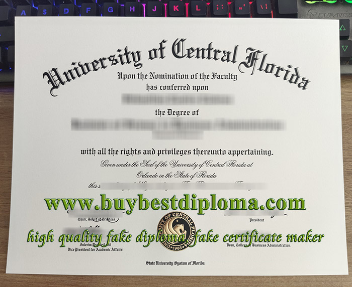 University of Central Florida diploma, fake UCF diploma, University of Central Florida degree, 中佛罗里达大学文凭,