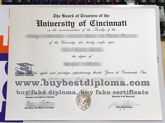University of Cincinnati diploma, fake University of Cincinnati degree,