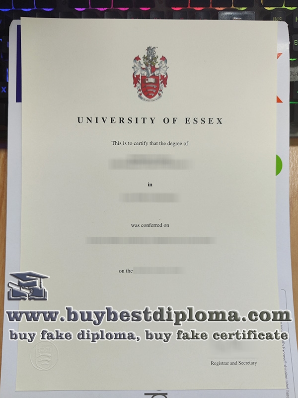 University of Essex degree, University of Essex certificate,