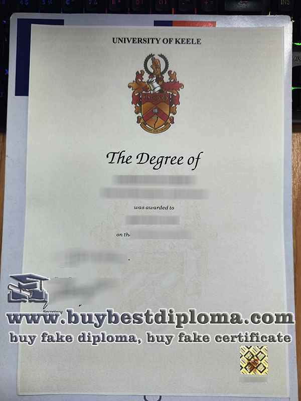 University of Keele fake degree, Keele University certificate,