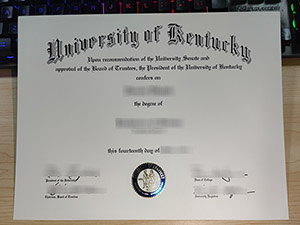 University of Kentucky diploma, University of Kentucky degree,