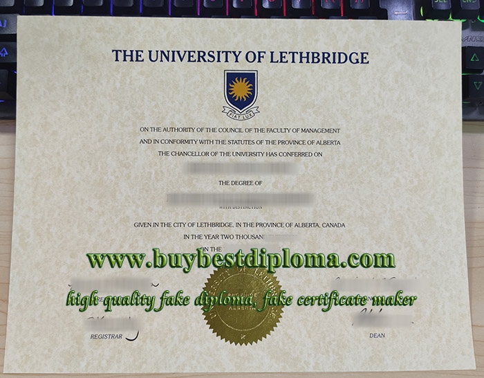 University of Lethbridge diploma, University of Lethbridge degree, fake University of Lethbridge certificate,