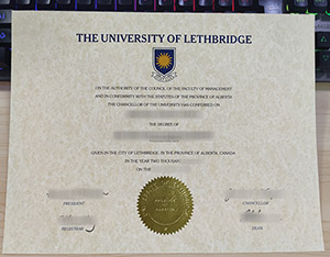 University of Lethbridge diploma, University of Lethbridge degree, fake University of Lethbridge certificate,