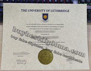 University of Lethbridge diploma, University of Lethbridge degree, fake University of Lethbridge certificate,