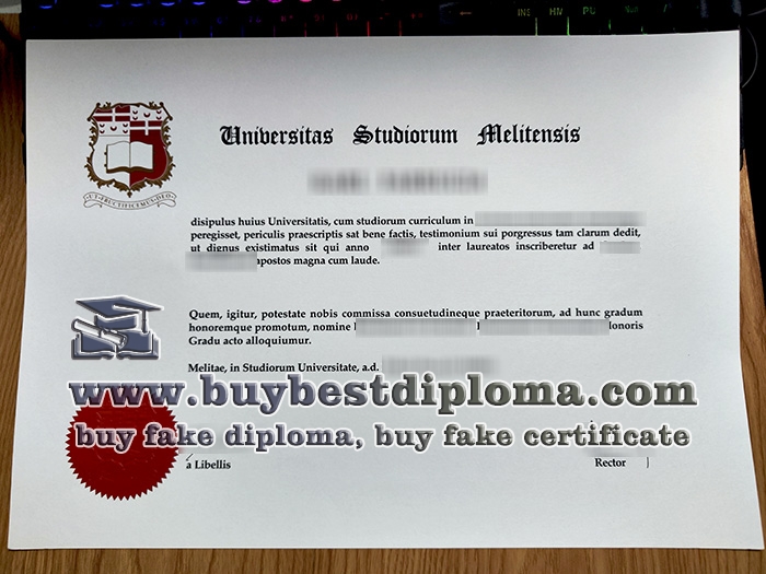 University of Malta diploma, Universitas Melitensis diploma,