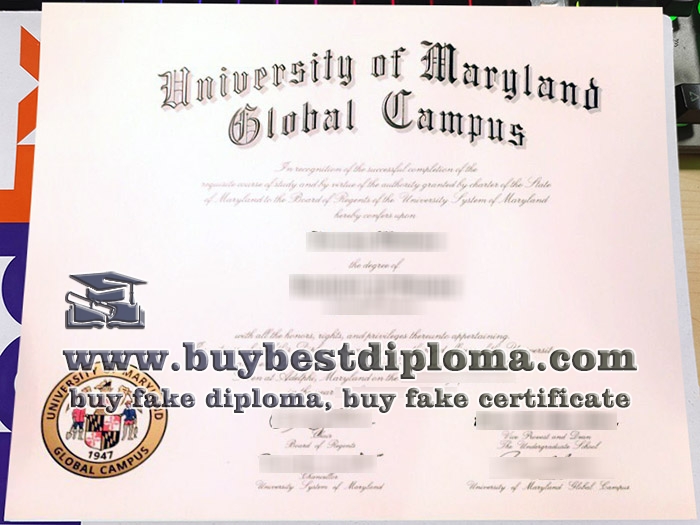 University of Maryland Global Campus diploma, fake UMGC degree,