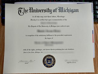 buy University of Michigan diploma