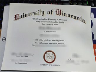 fake University of Minnesota diploma