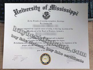 University of Mississippi diploma, fake University of Mississippi certificate,