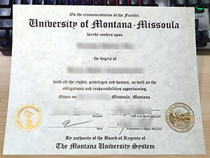 University of Montana diploma, University of Montana degree, fake University of Montana certificate, 蒙大拿大学毕业证,