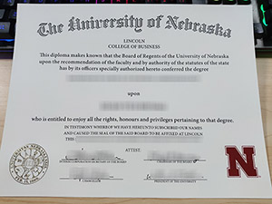 University of Nebraska diploma